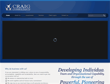 Tablet Screenshot of craigconsultants.com